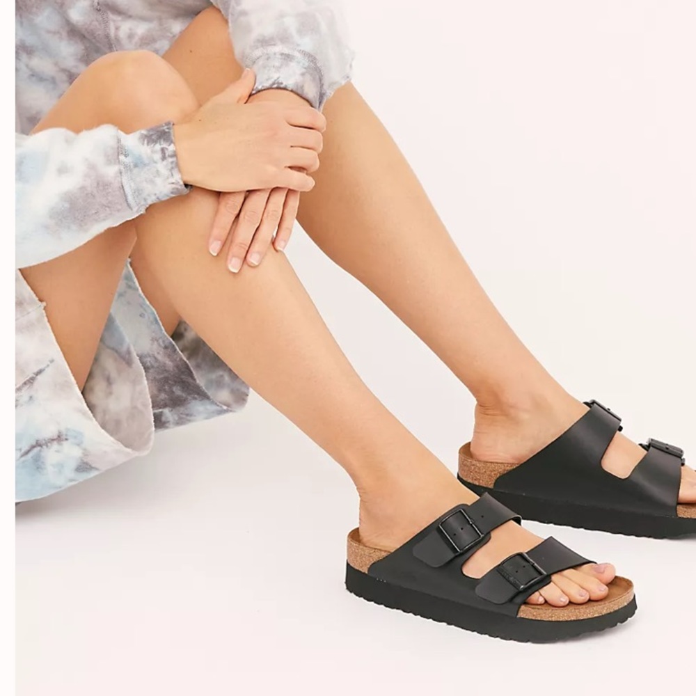 Birkenstock vegan papillon platform sandal new with tags free people 8